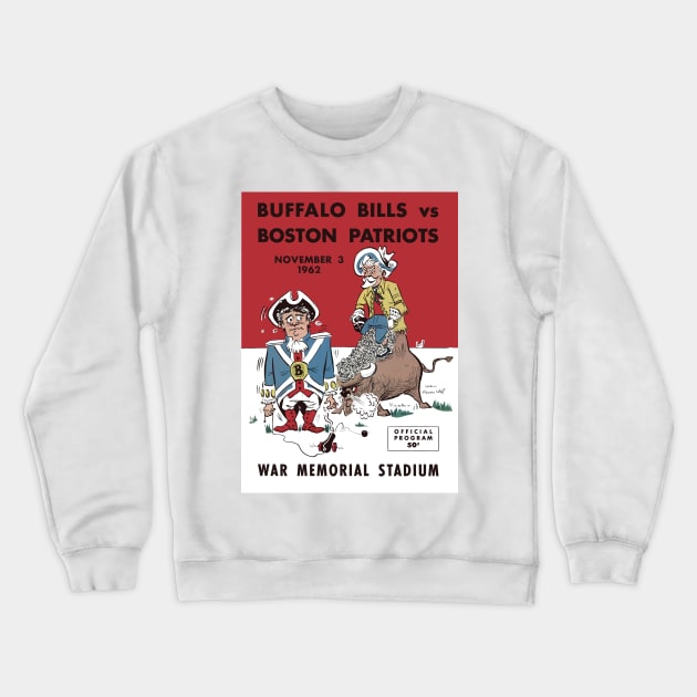 Vintage Buffalo Bills Program Crewneck Sweatshirt by DirtyD